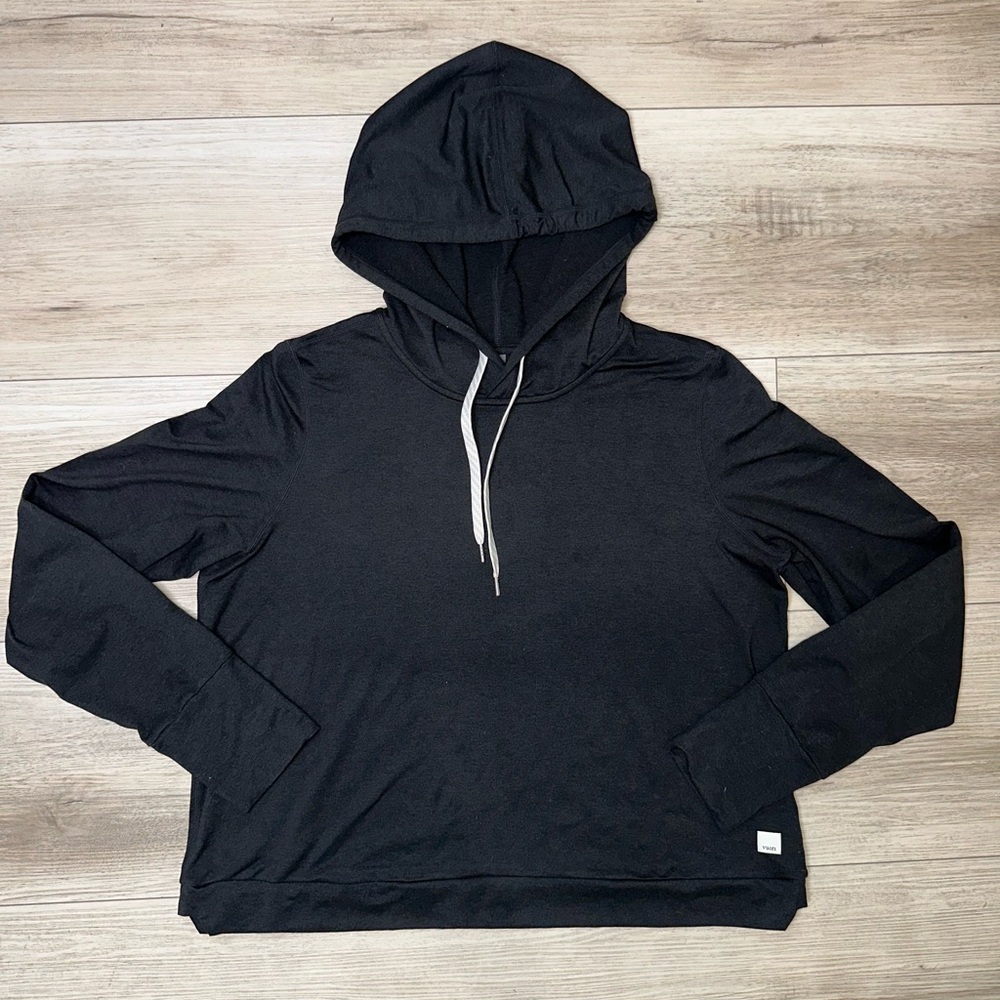 Vuori Women’s Halo Essential Hoodie Large, Black